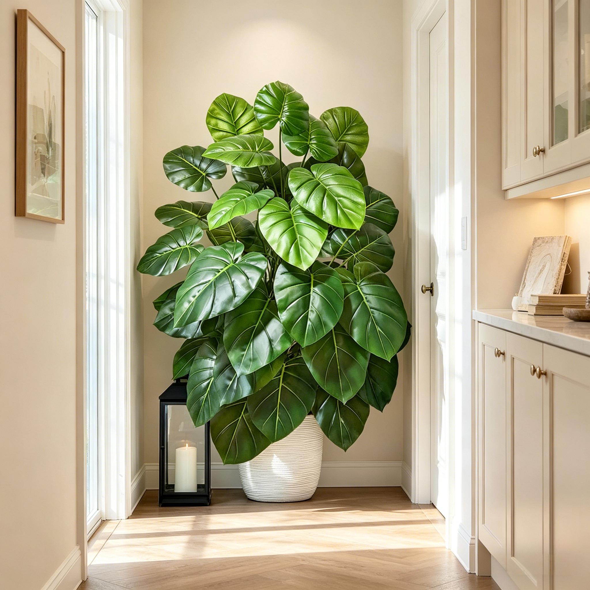 ต้นปาล์มประดิษฐ์ขนาด 60-105 ซม - Monstera Adansonii บทวิจารณ์และราคา